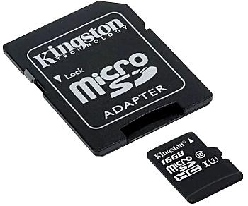 KARTA PAMIĘCI SD-MICRO-10/16 SDHC 16 GB